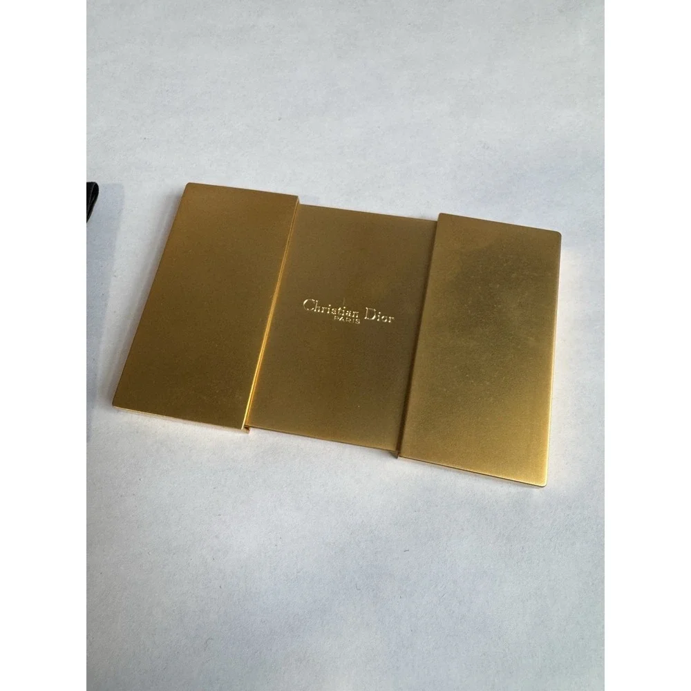Authentic Vintage Christian Dior CD Sliding Door Compact Mirror BEAUTIFUL!
